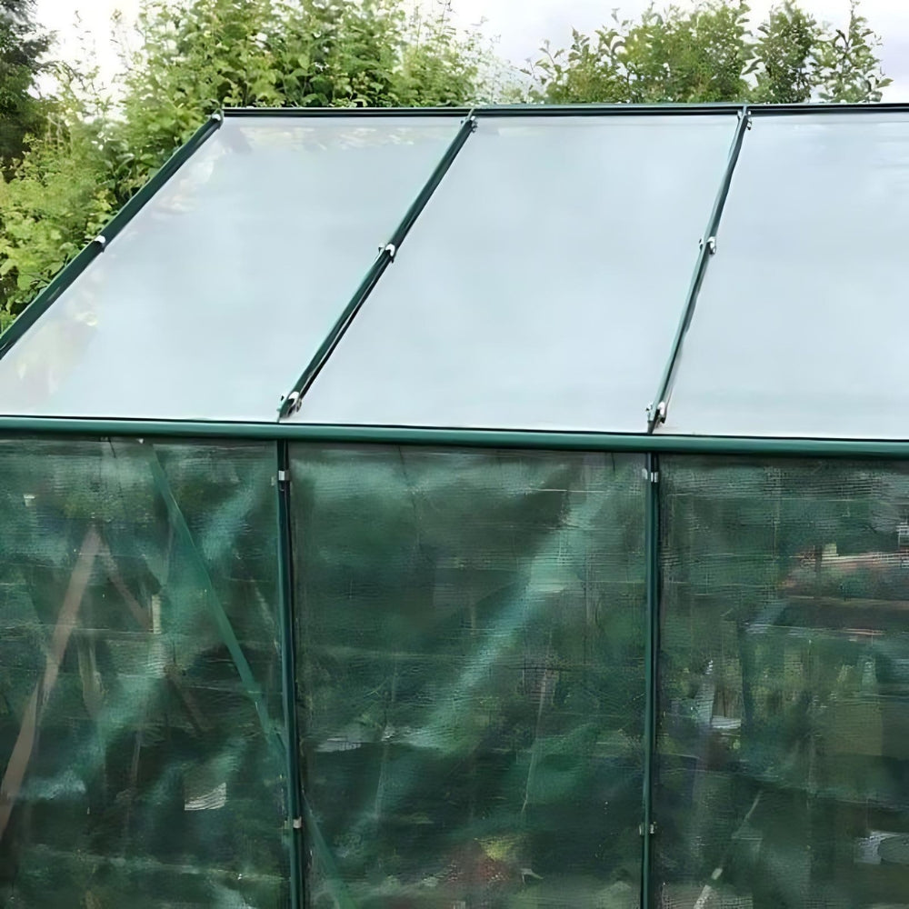 Windbreak and Shade Netting on Greenhouse