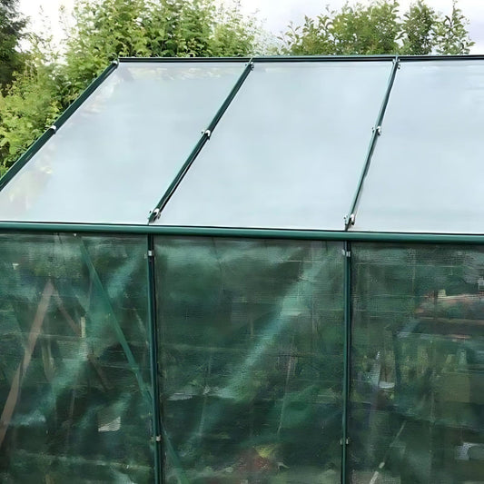 Windbreak and Shade Netting on Greenhouse