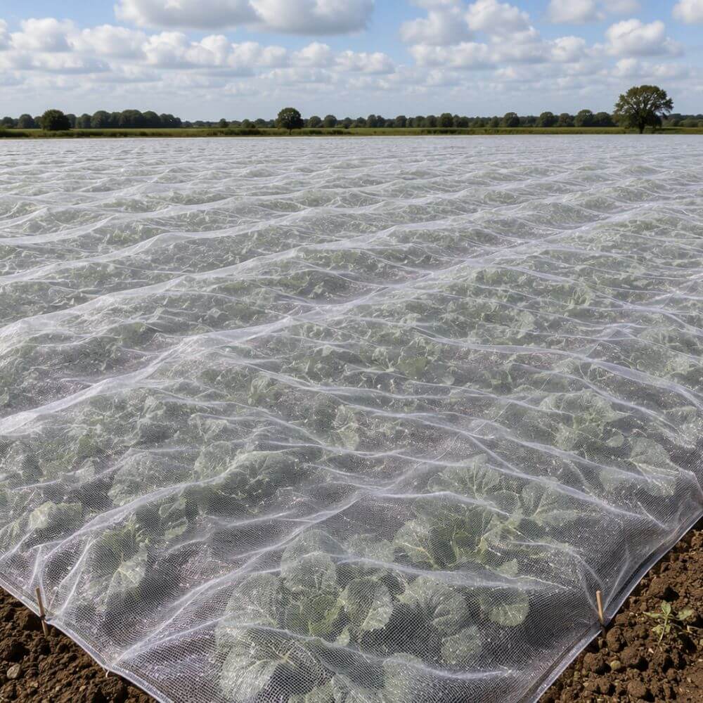 Insect Netting Rolls 100m Long Bulk Veggiemesh