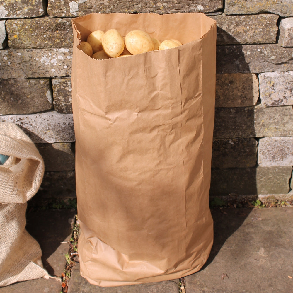 Brown Paper Potato Storage Sack